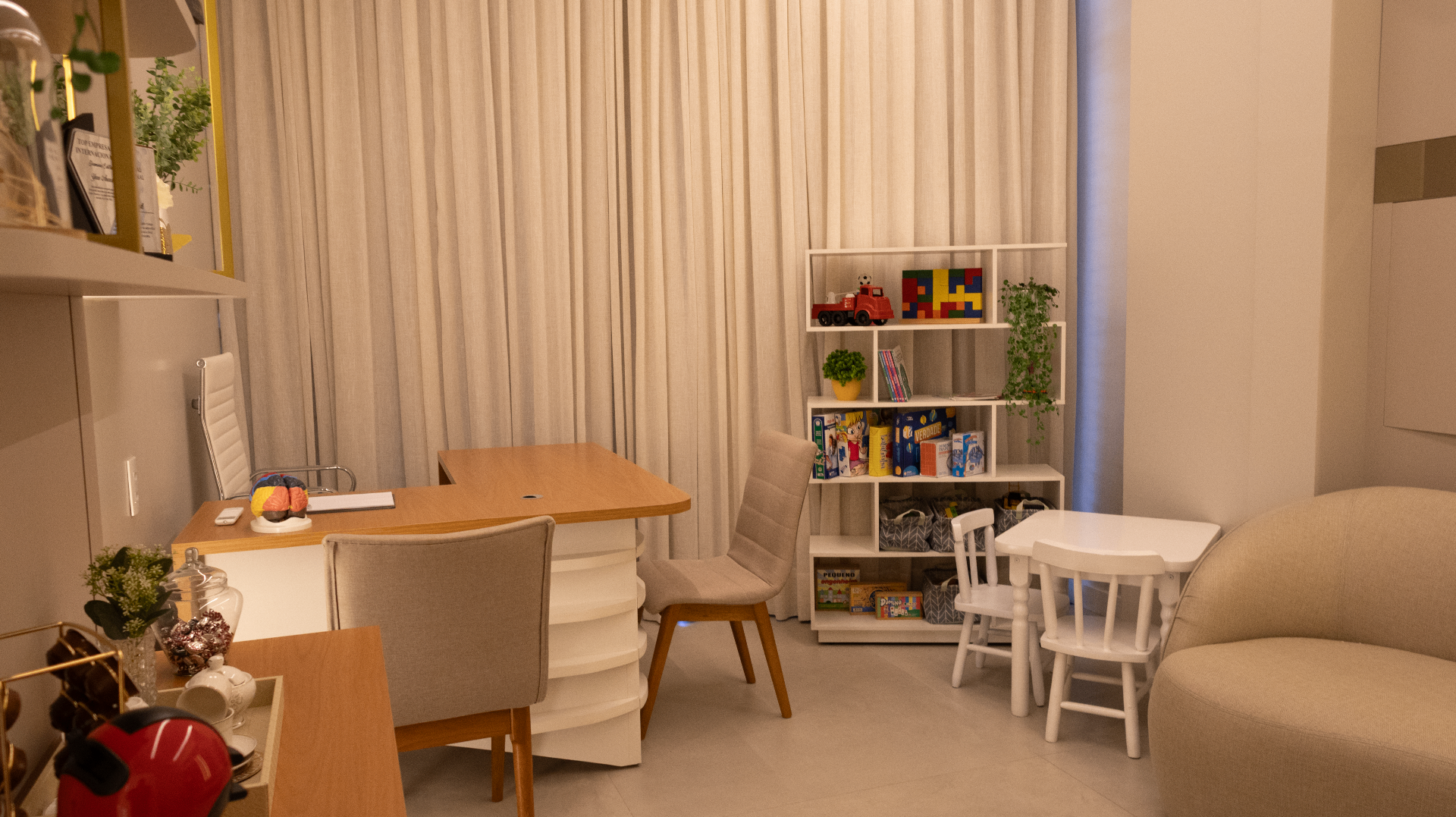 Sala de atendimento infantil